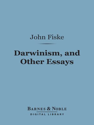 cover image of Darwinism, and Other Essays (Barnes & Noble Digital Library)